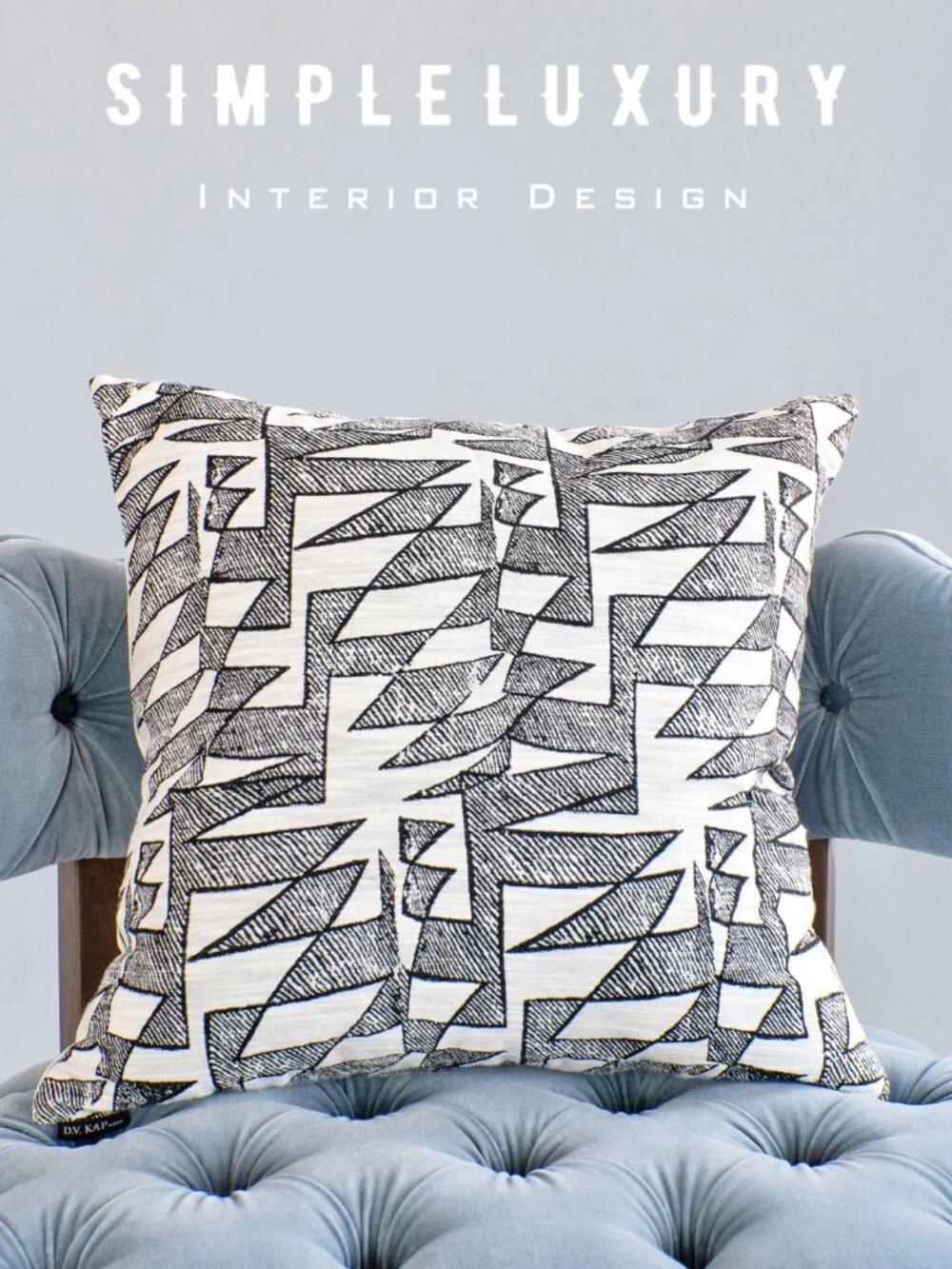 Brand New D.V.KAP Home Graz 20"X20" Abstract Throw Pillow Cover